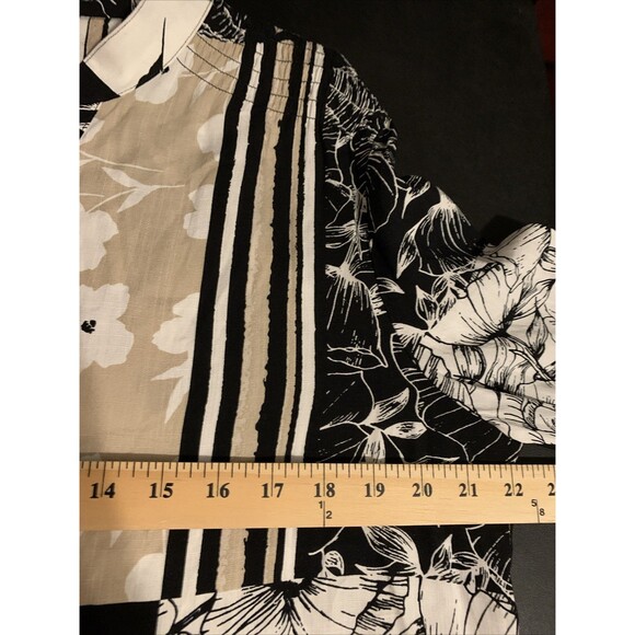 Allison Daley Petites Womens Size PM Petite Medium Top Long Sleeve Rayon - Picture 6 of 7